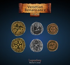 Legendary Metal Coin Set Venetian Renaissance